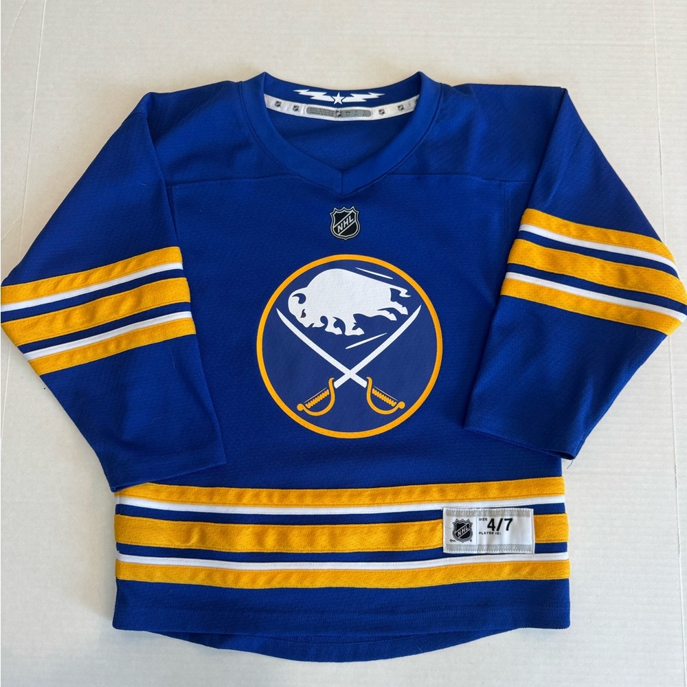 NHL Kids Sabres Blue and Gold Jersey